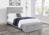 Sorrento Light Grey Bed